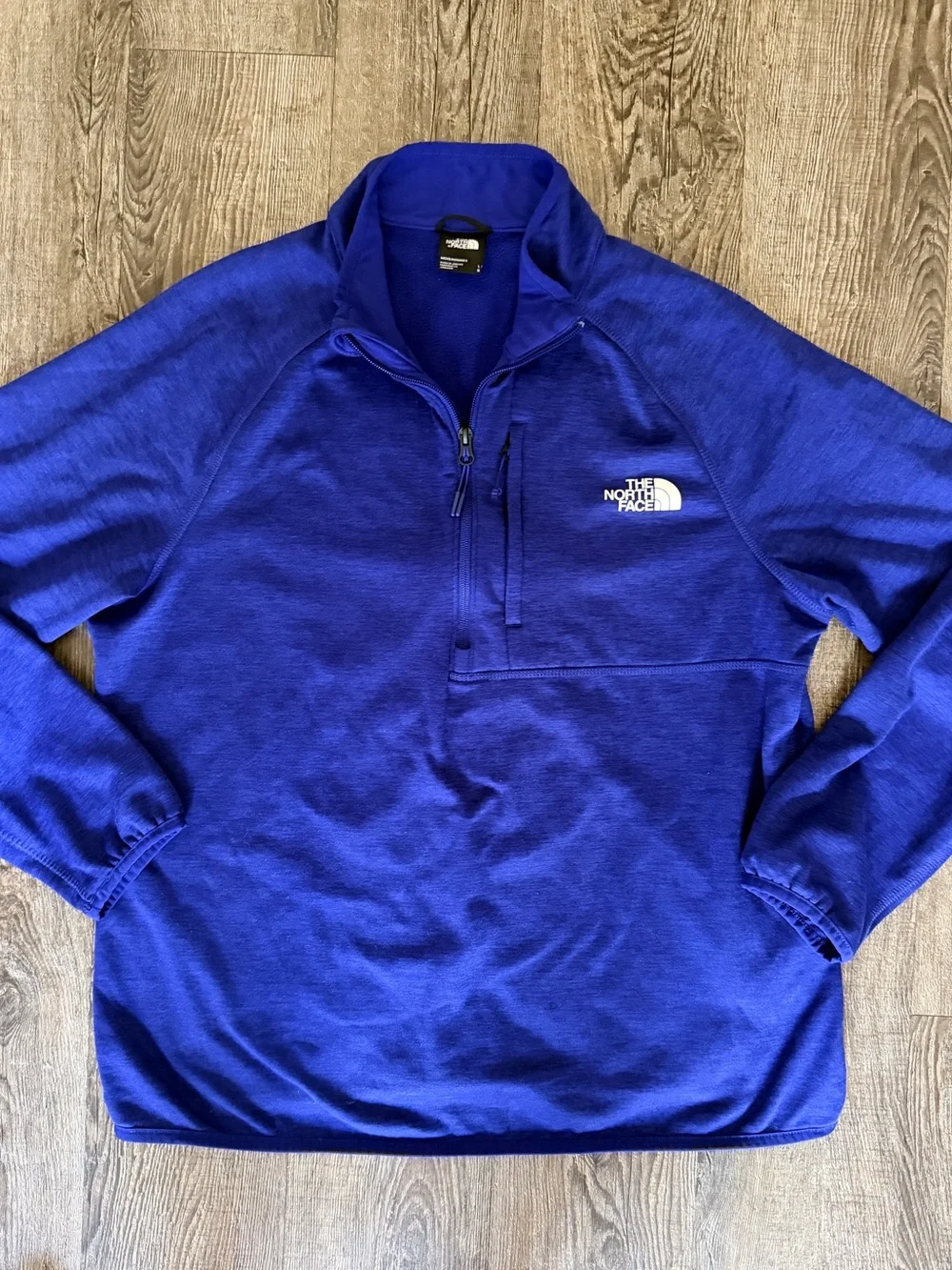 The North Face Men's Royal Blue Zip-Up Fleece Jacket
